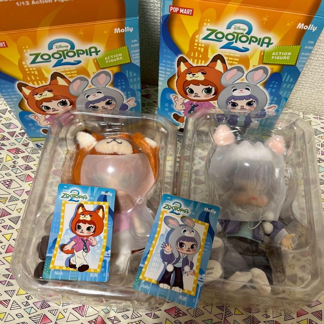 ズートピア molly ぬいぐるみペンダント ポップマート正規品