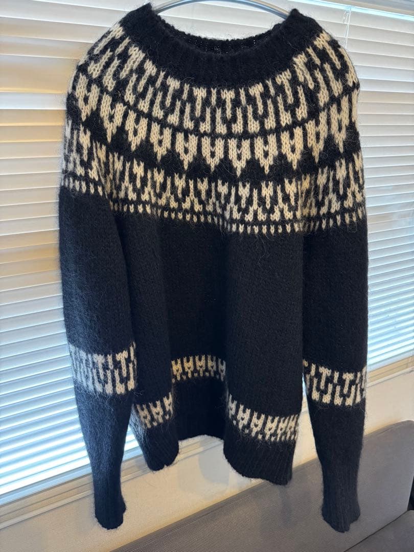 BATONER フェアアイル柄 ニットセーター サイズ2
