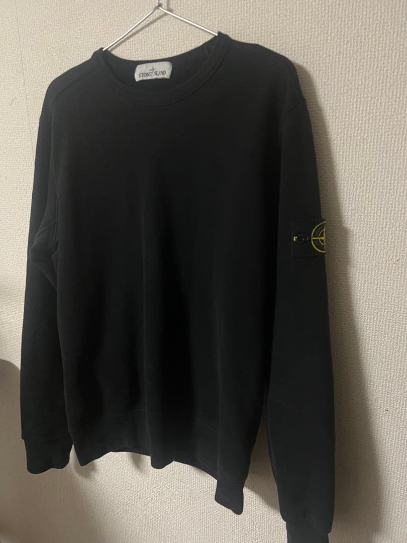 stone  sweat ストーンアイランド　スウェット　黒　美品