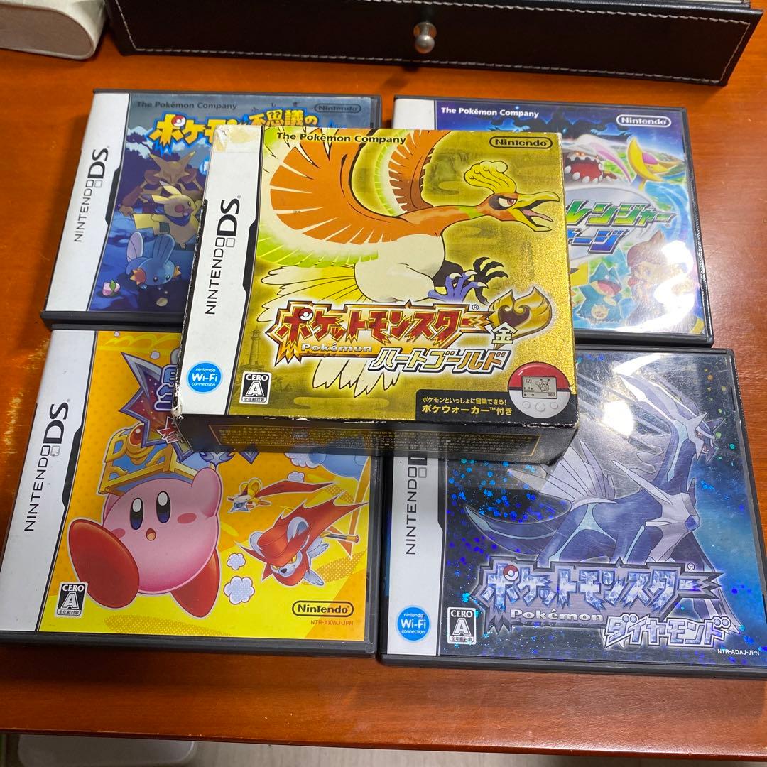 ポケットモンスター ハートゴールド 5枚　ポケウォーカー付