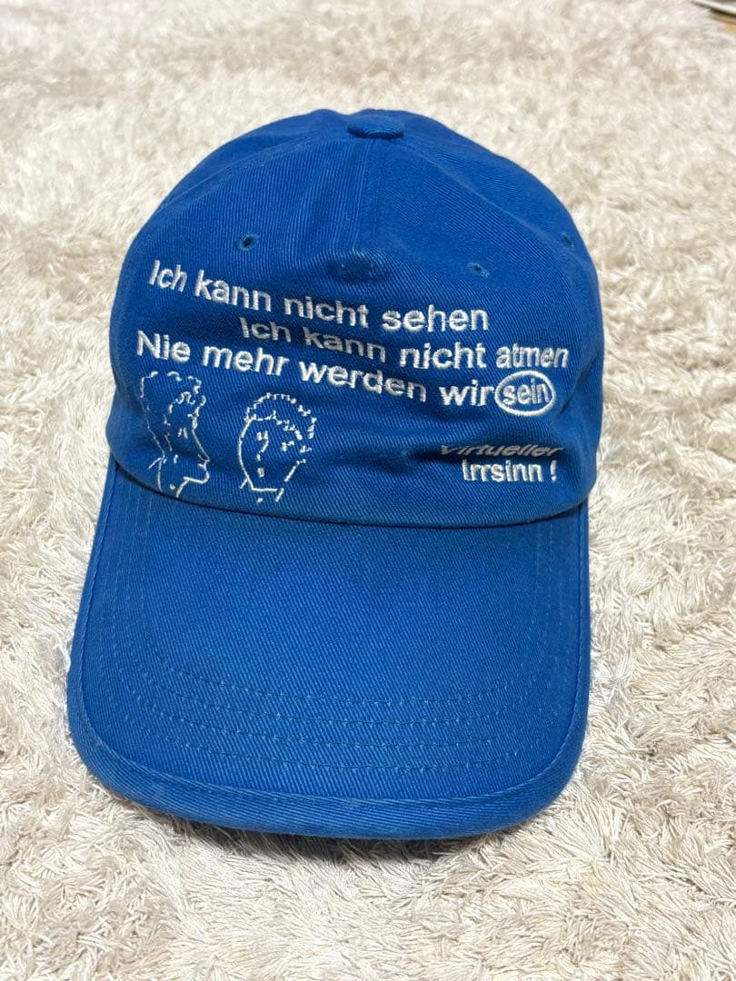 gadid anoniem キャップ　ブルー