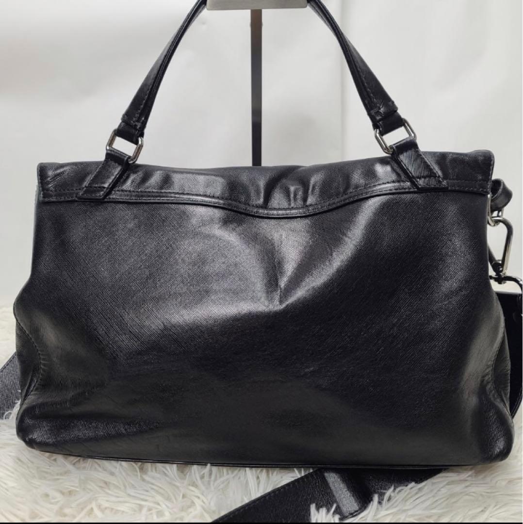 【美品】ZANELLATO ザネラート ポスティーナ レザー ショルダーバック