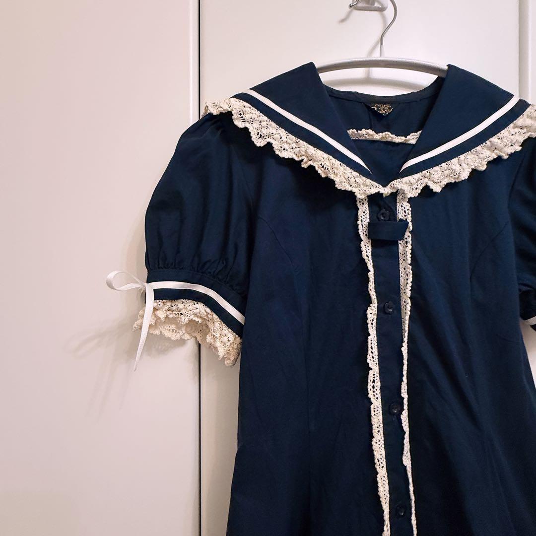 Alice and the Pirates ネイビー セーラー ワンピース