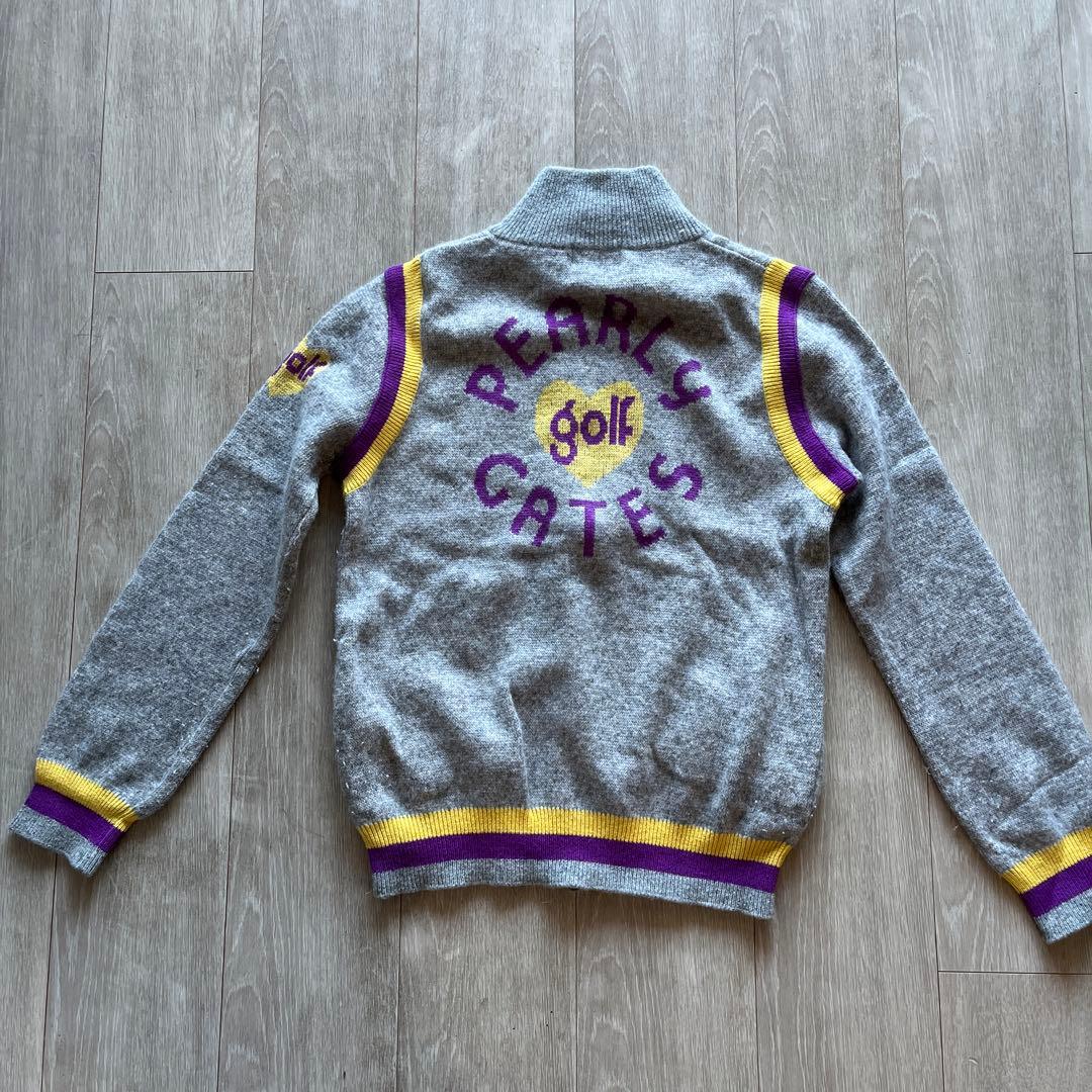 パーリーゲイツ　ウールジップアップセーター