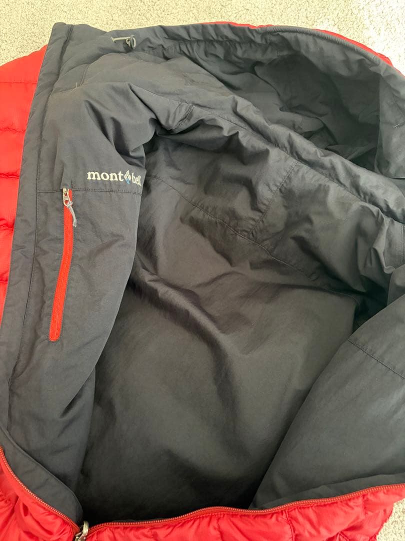 montbell コロラドパーカー　 リバーシブル ダウンジャケット teck