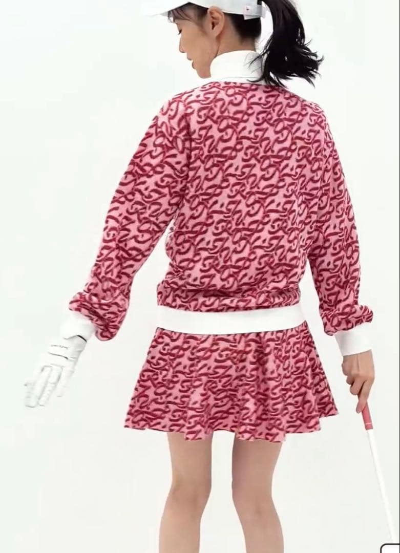 JUN & ROPE ジュンアンドロペモノグラム柄　プルオーバーセットアップ　S