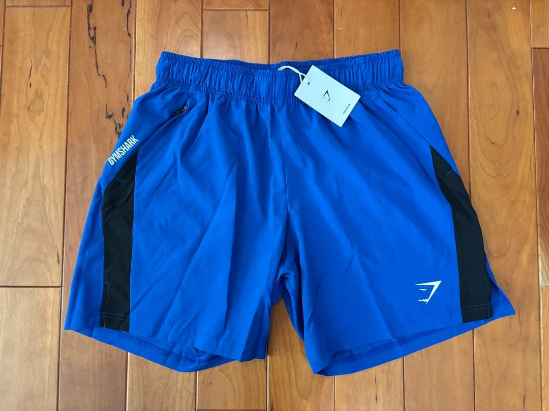  パンツ ドバイモール購入　トレーニング　ブルー　青