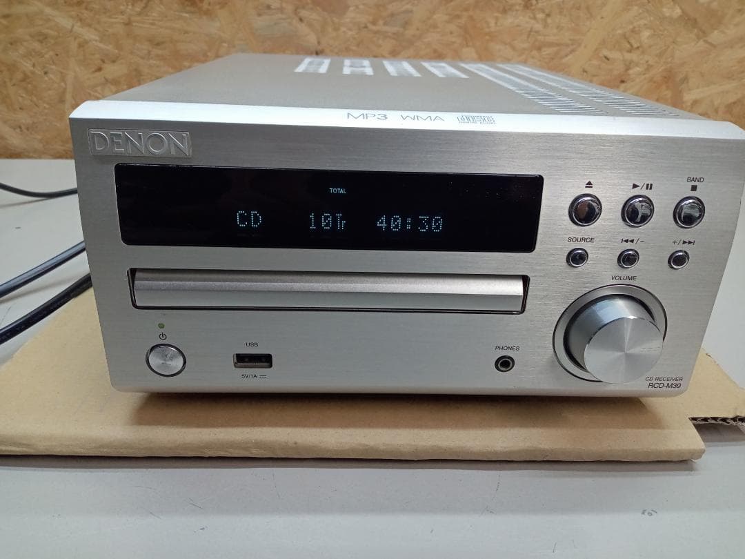 DENON　デノン　CDレシーバー　RCD-M39　MP3　WMA