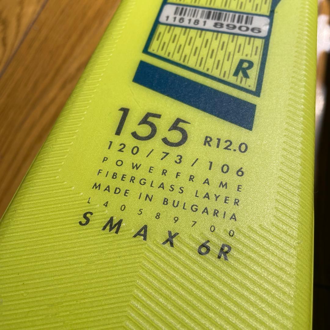 美品軽量salomonサロモンS/MAX6 155cm金具セット　初中級向け