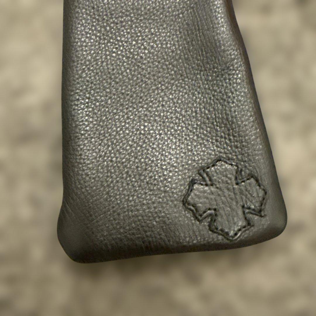 クロムハーツ　黒いレザー メガネケース