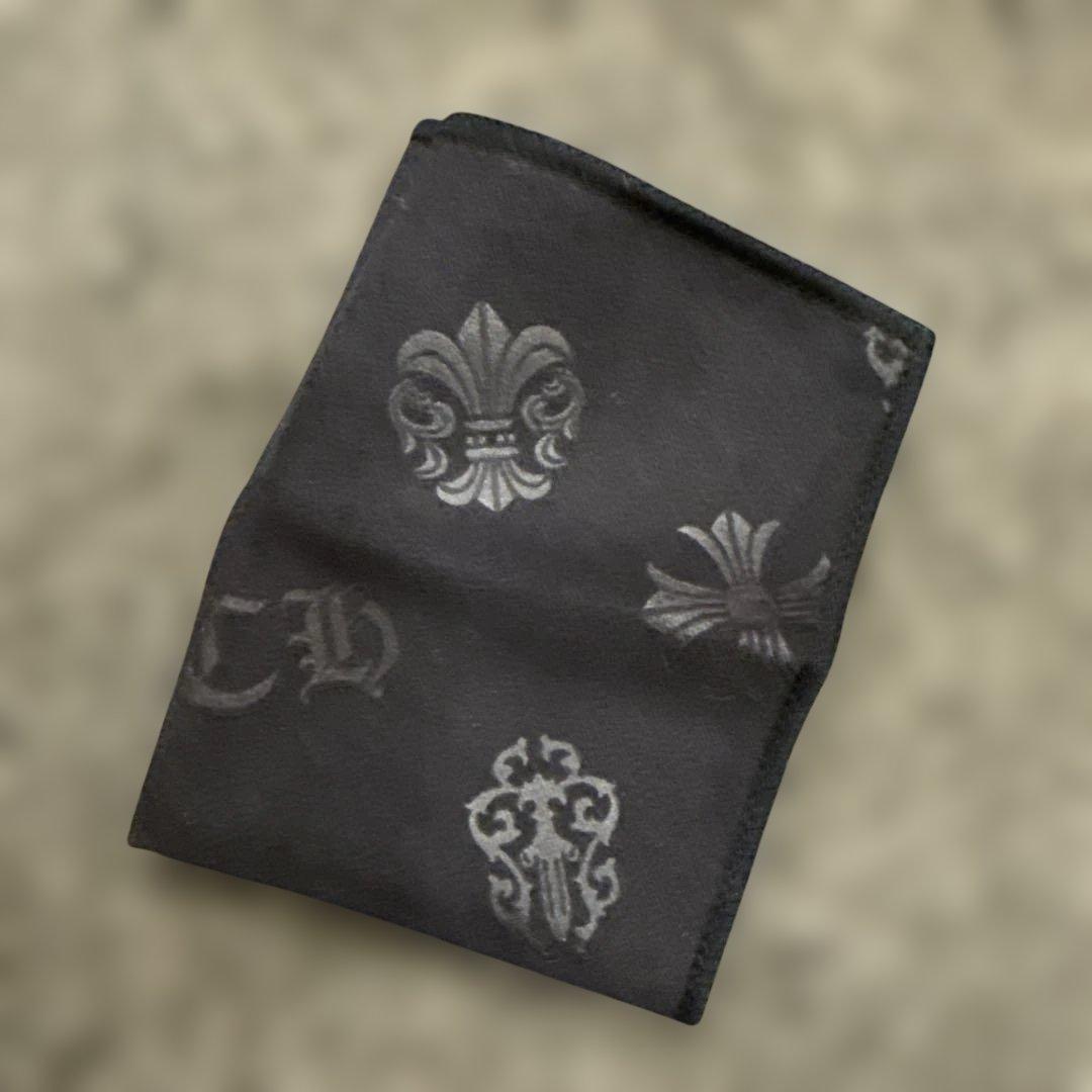 クロムハーツ　黒いレザー メガネケース