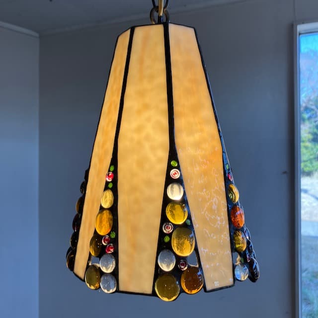 ヴィンテージ ステンドグラス 吊り下げ 照明 ランプ ライト ペンダントライト
