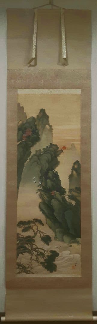 徳岡神泉　文化勲章　本物肉筆　共箱・二重箱入り　大正10年くらいの作　お正月飾り