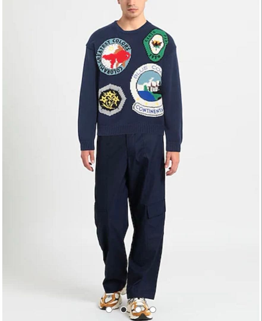 美品✨ ケンゾー 手刺繍　ニットセーター　KENZO Travel 24SS