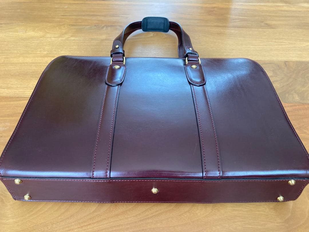 いたがき　ブリーフケース　A4ワイド　ボルドー