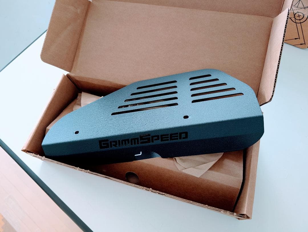 GrimmSpeed プーリーカバー 黒　スバルWRX VAB/GRB/GVB