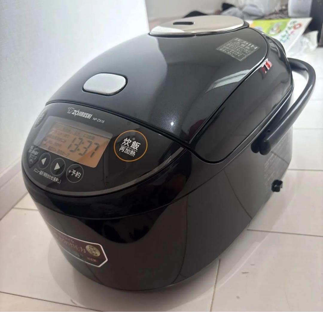 展示品　象印マホービン 炊飯器 1升 ブラック NP-ZX18-BA