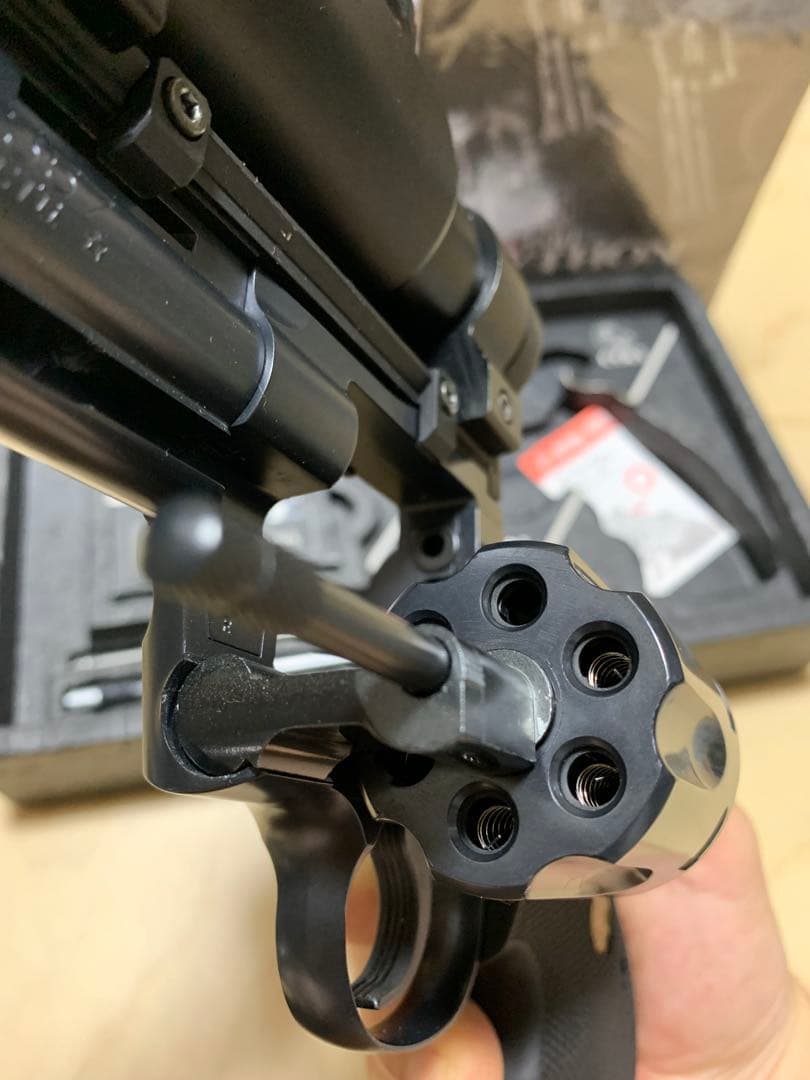 美品　廃盤 マルイ パイソン 6in 後期型 ガスリボルバー24連発