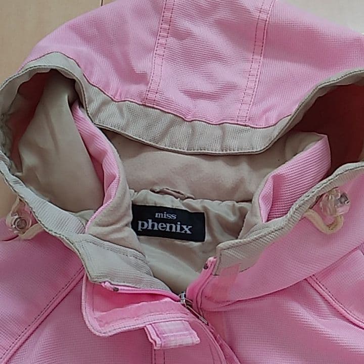 スノボウェア上下　ピンク&ベージュ　Mサイズ