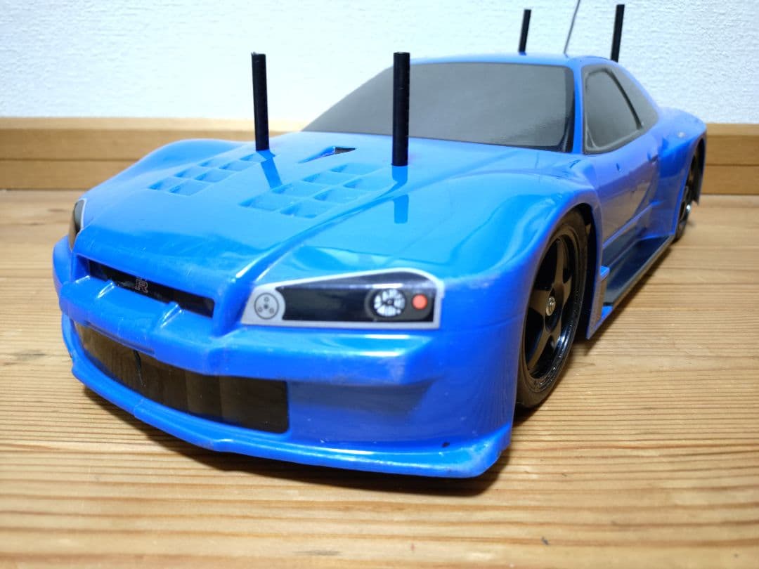 Q*様 タミヤ　TT01　シャーシ　カルソニック　スカイライン　ボディ　送信機