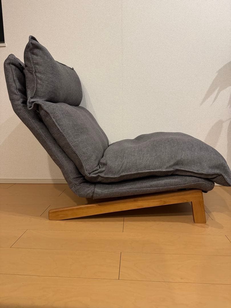 【使用1年】無印良品　ハイバックリクライニングソファ　1人掛けソファ