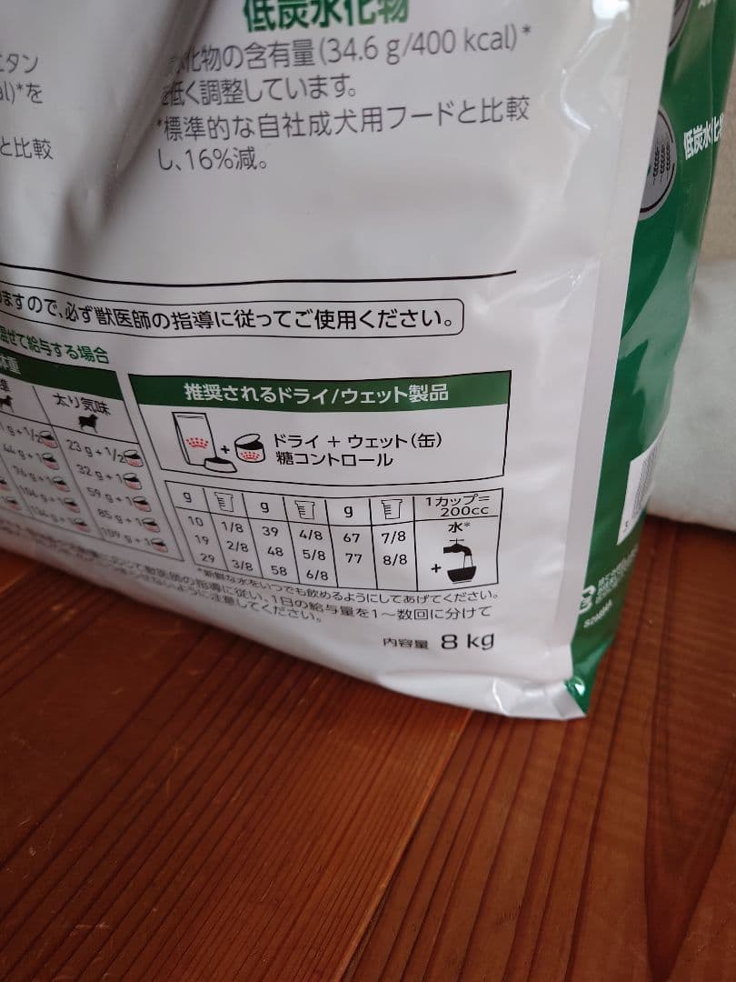  CANIN 糖コントロール ドライフード 8kg