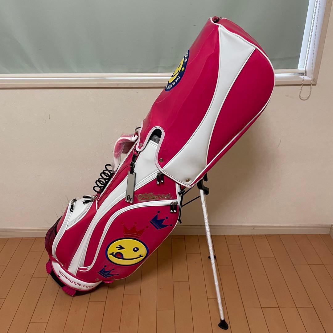 最終値下げ！ 【新品】 winwin-style スタンド付き キャディバッグ