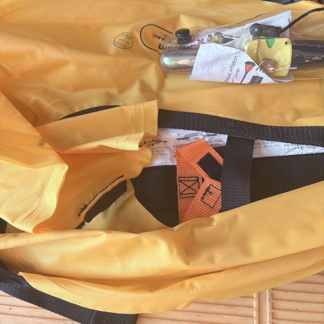 DF-2203 ウォッシャブルライフジャケット ウエストタイプ手動・自動膨脹式