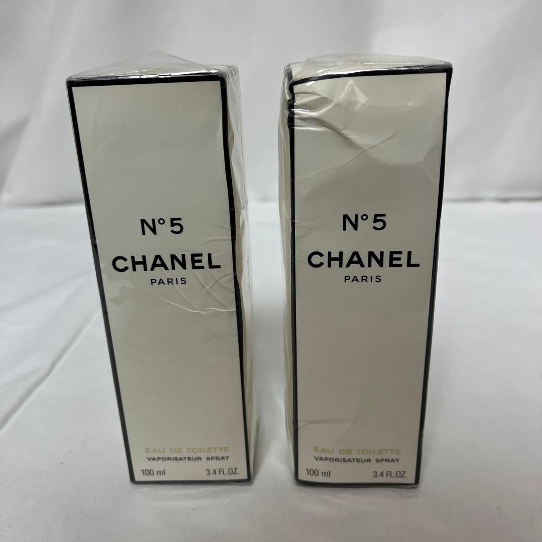 2本セット CHANEL シャネル no.5 オードトワレ 100ml 香水