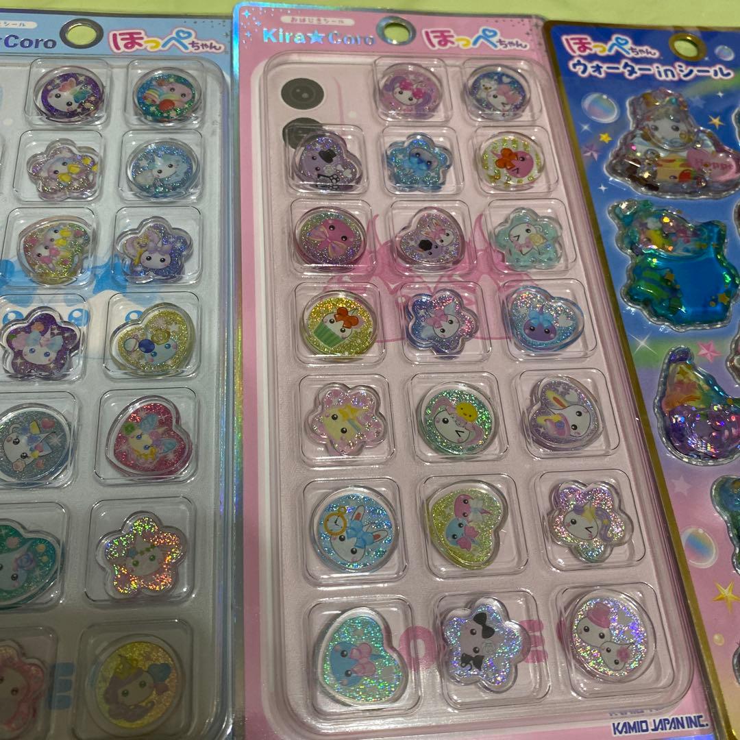 正規品ボンボンドロップシール　韓国限定サンリオ　ほっぺちゃん　おはじきシール