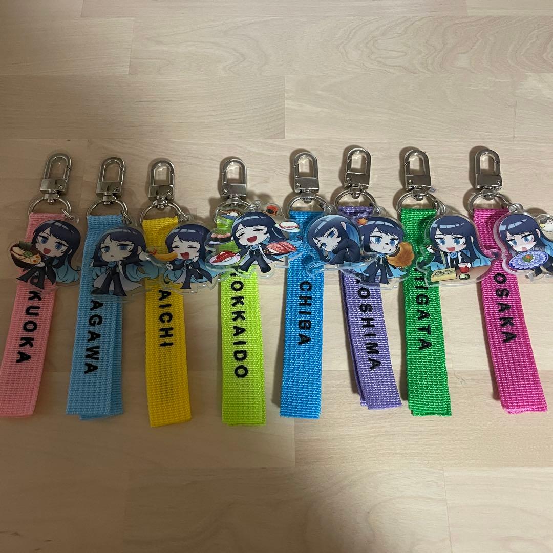 Ado ご当地ストラップ 8種 (宮城なし)