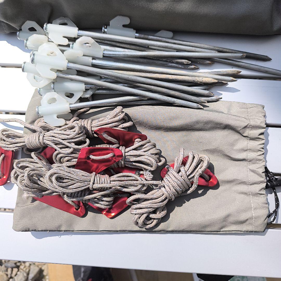 G.Gパップテント モスグリーン 軍幕 1人用 TC素材　蚊帳付き