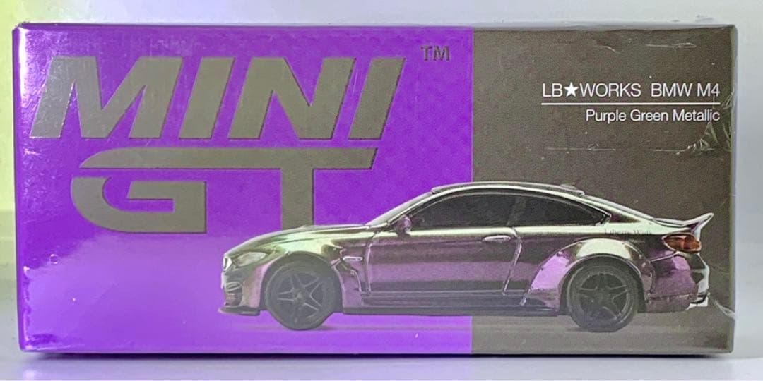 MINI GT LB★WORKS  M4 パープル グリーン メタリック