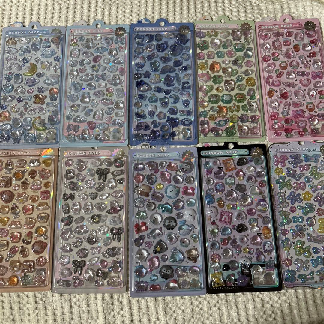 新品　ボンボンドロップシール　オリジナル　色々　まとめ売り　10種
