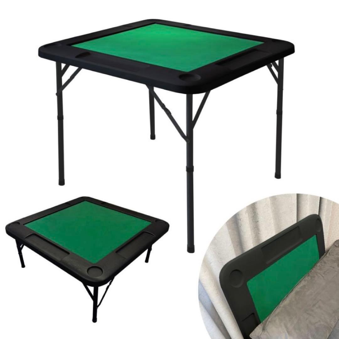 【新品】麻雀テーブル ブラック 座卓 麻雀卓 雀卓 家庭用 折りたたみ ブラック