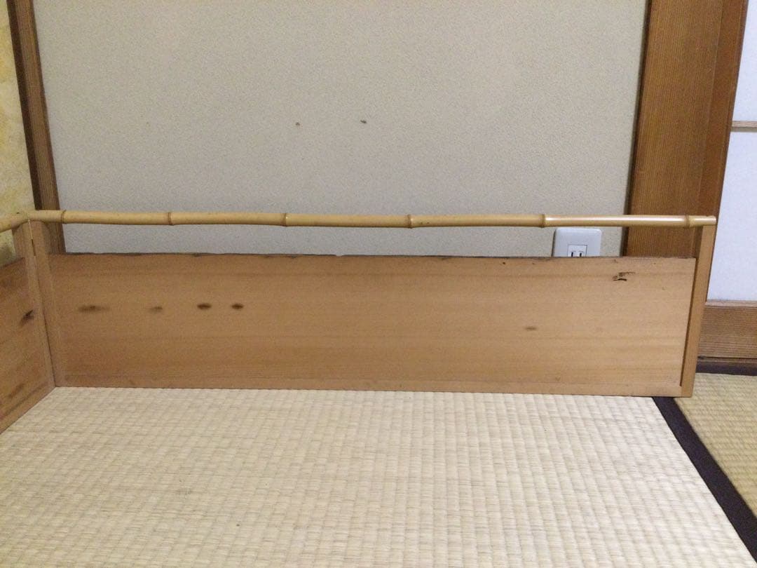 太山寺国宝仁王門古材 風炉先屏風 岩木裕軒作 昭和7年 茶道具 供箱 L210