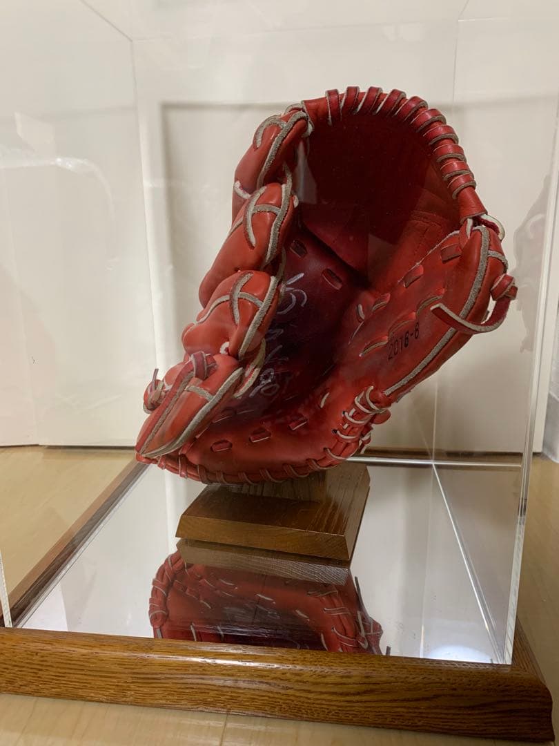 ヤクルトスワローズ 読売ジャイアンツ 田口麗斗 直筆サイン入りグローブ ケース付
