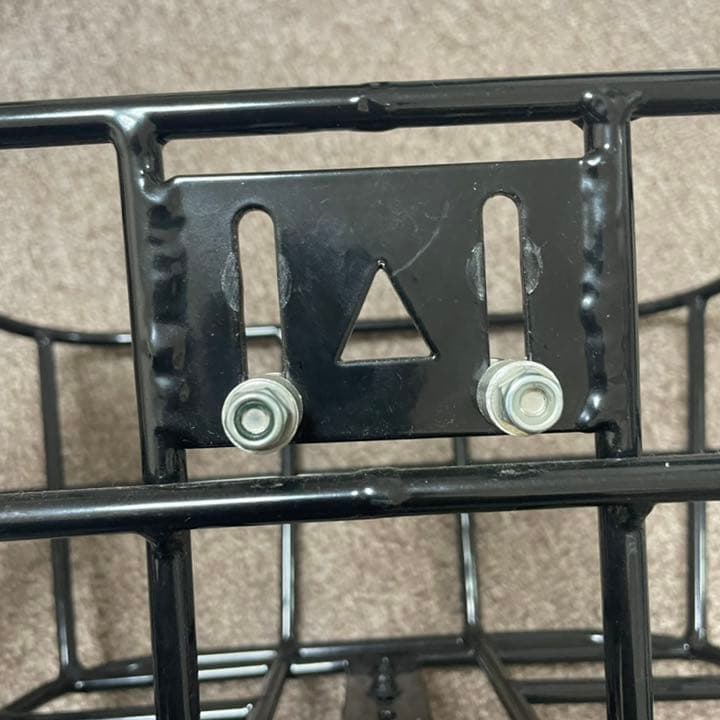 自転車　カゴ　黒