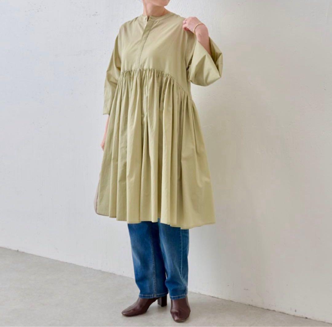 未使用✨️タグ付き✨️BEARDSLEY ギャザー チュニック ブラウス ワンピース