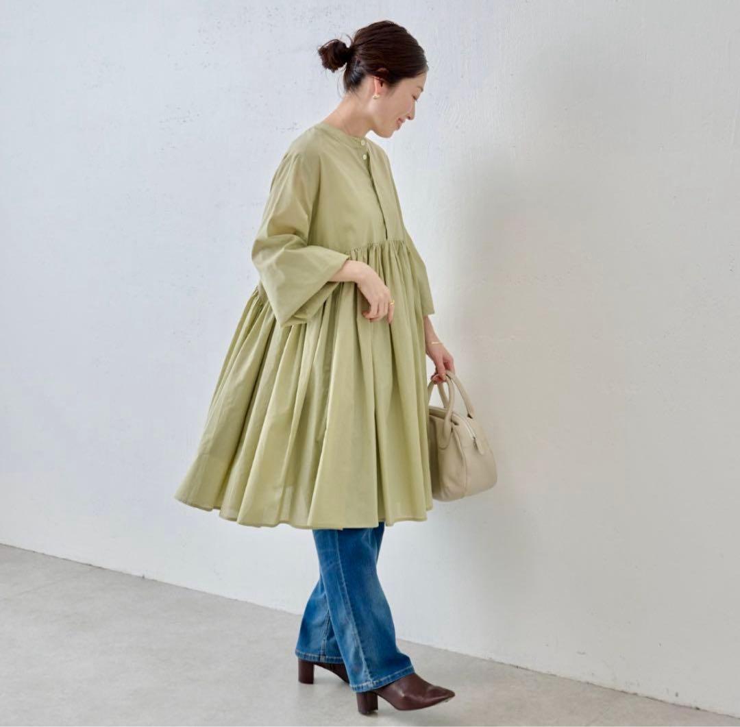 未使用✨️タグ付き✨️BEARDSLEY ギャザー チュニック ブラウス ワンピース