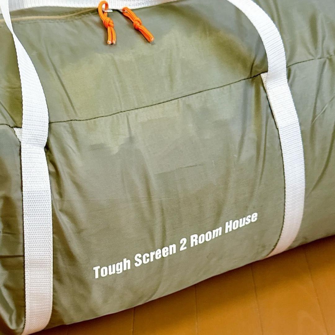 美品 コールマン タフスクリーン 2ルームハウス オリーブ/サンド 付属品完備