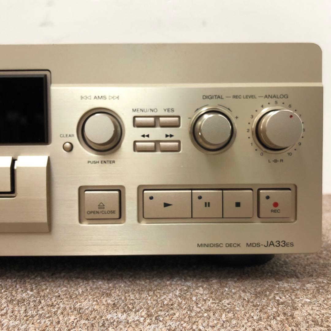 【ジャンク品】　ソニー MDS-JA33ES MDプレーヤー　ESシリーズ