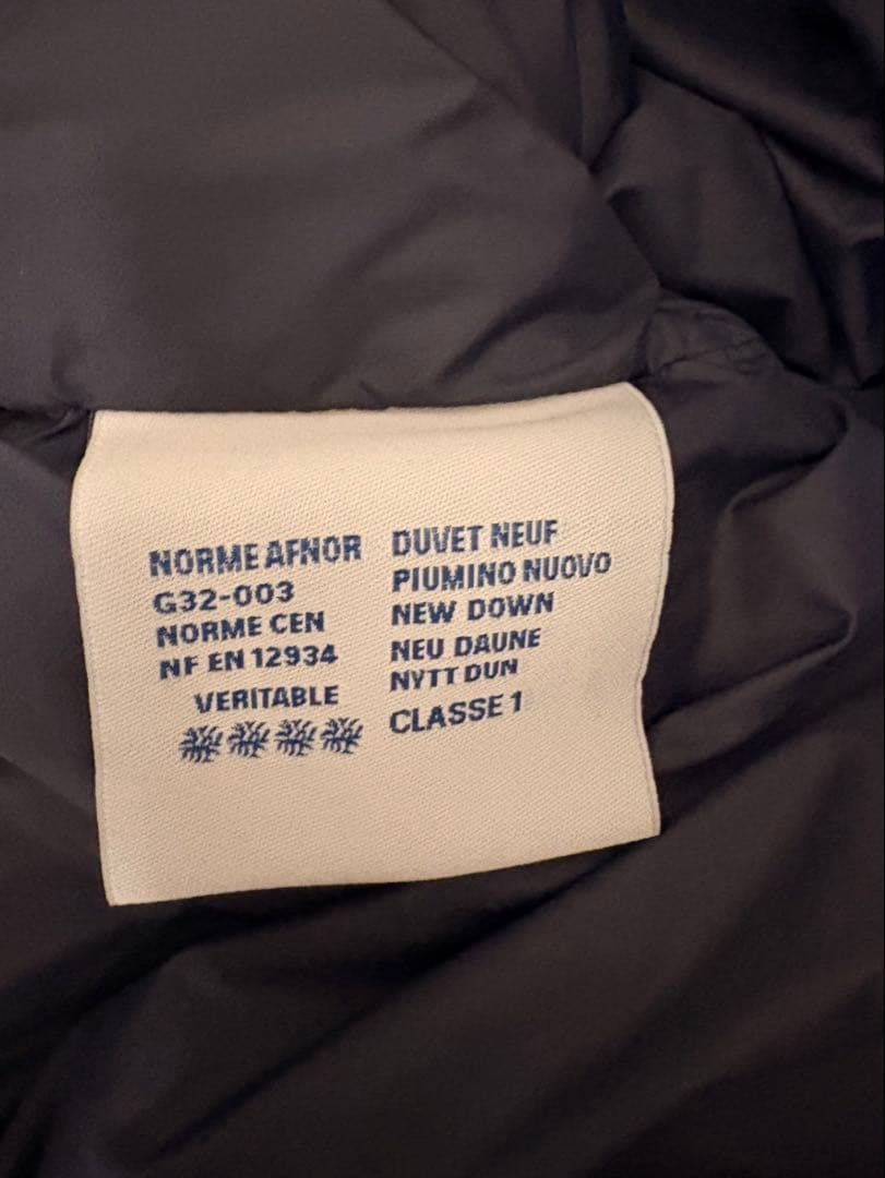 お値下げ依頼　【美品】MONCLER モンジュネーブル　ネイビー