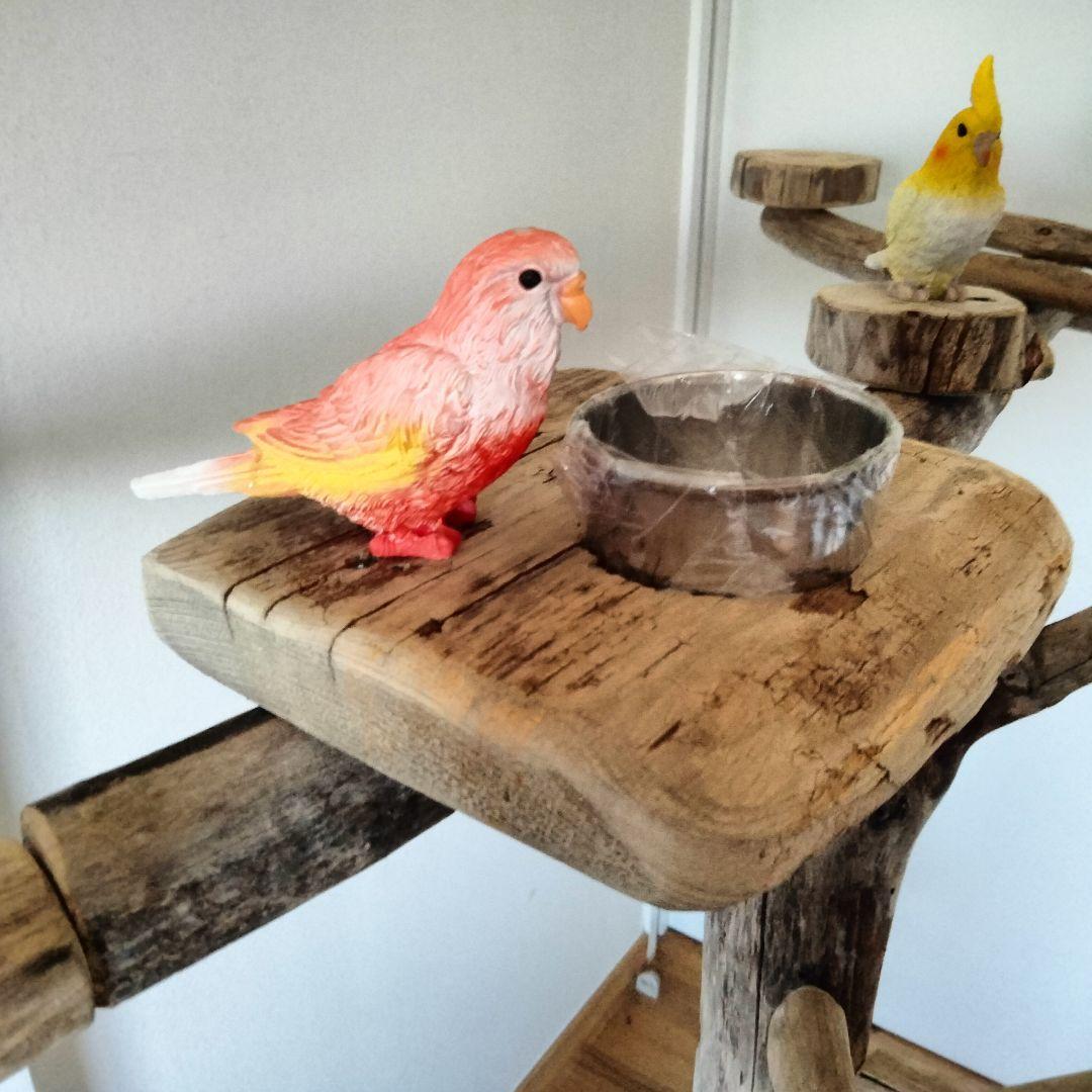 はな バードアスレチックジム ㊽ 天然木 自然木 止まり木 インコ オウム
