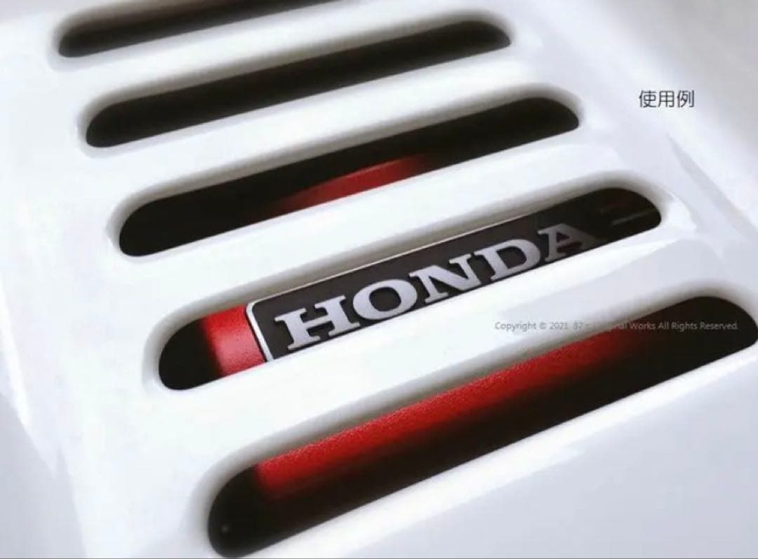 3倍 赤いエンジンカバー【N ONE Ⅱ出品】