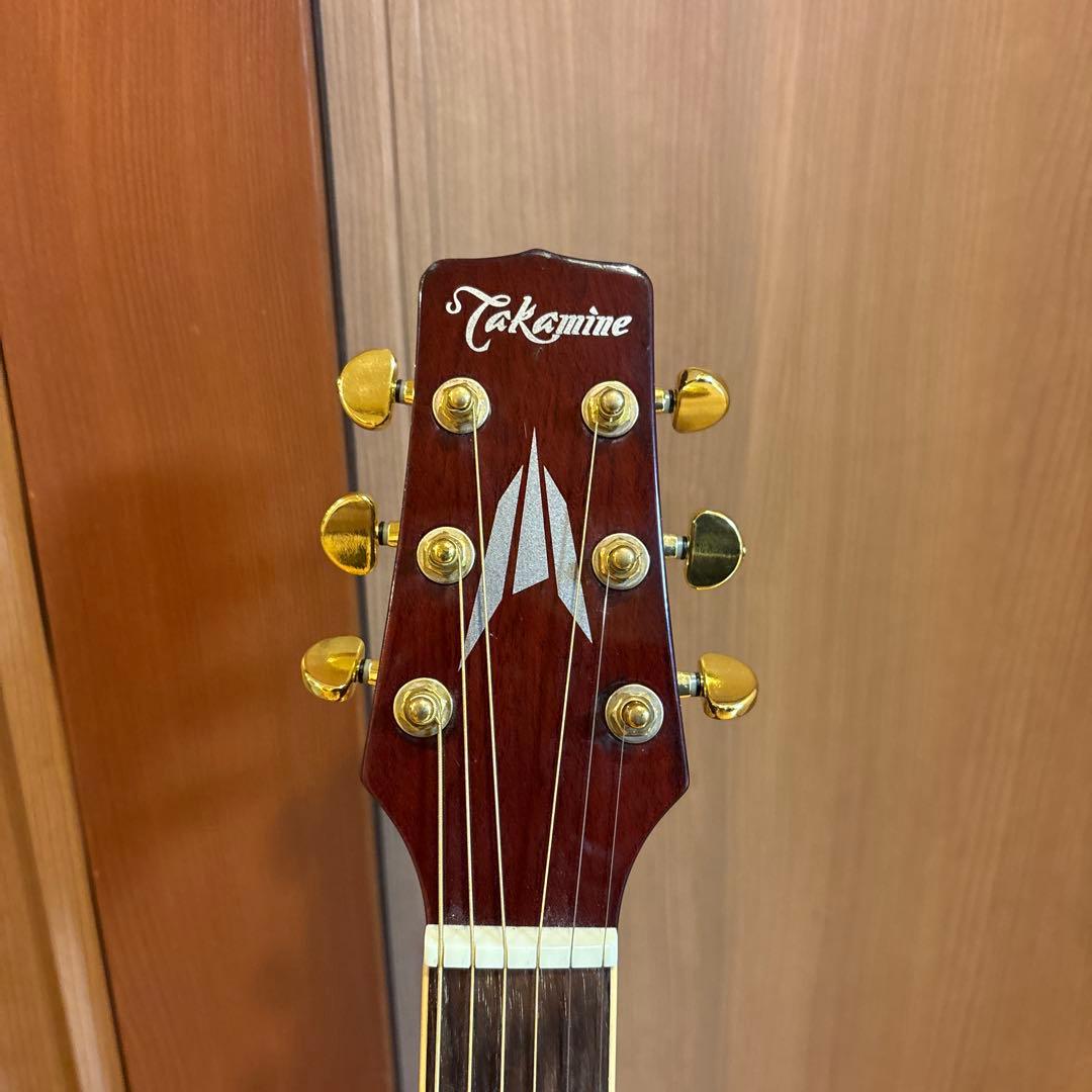希少 Takamine エアコギター ゴールドパーツ仕様 新品弦張替済