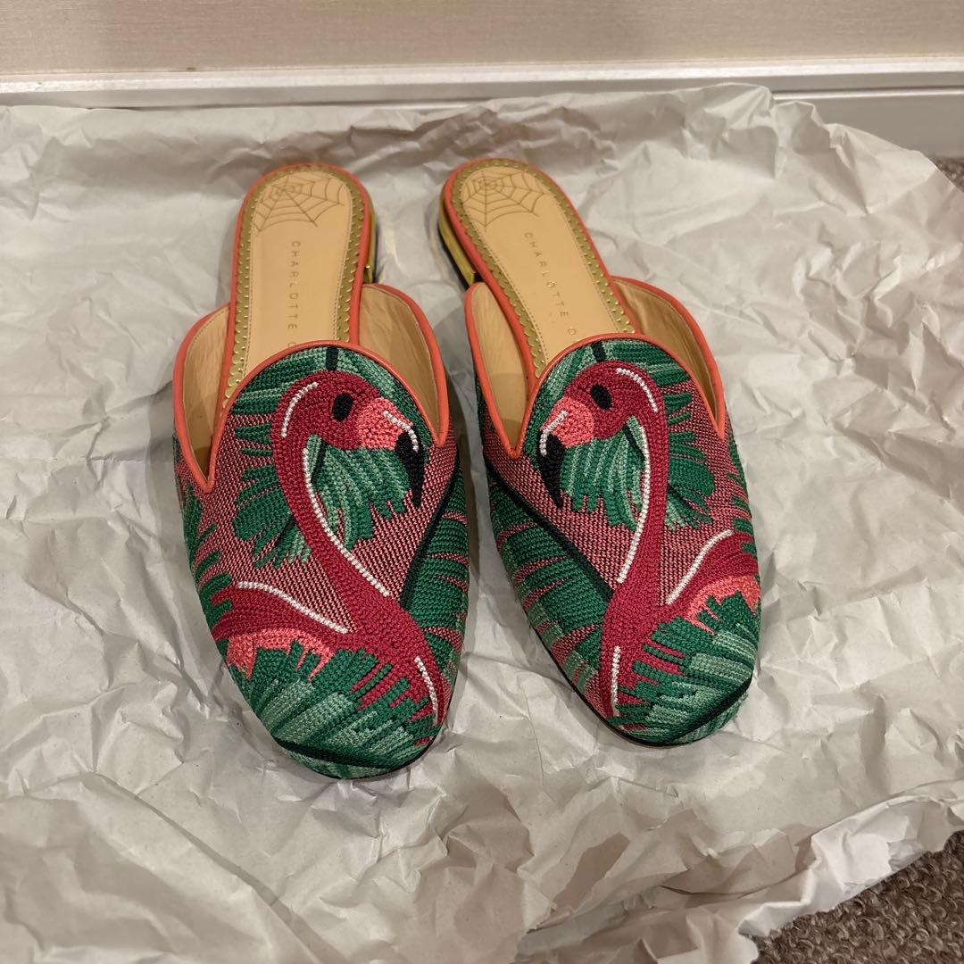 CHARLOTTE OLYMPIAシャルロットオリンピア ミュールサンダル 美品