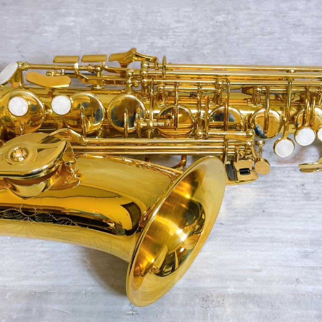 美品! アルトサックス 管楽器　ノーブランド　マウスピース　ネット　ケース