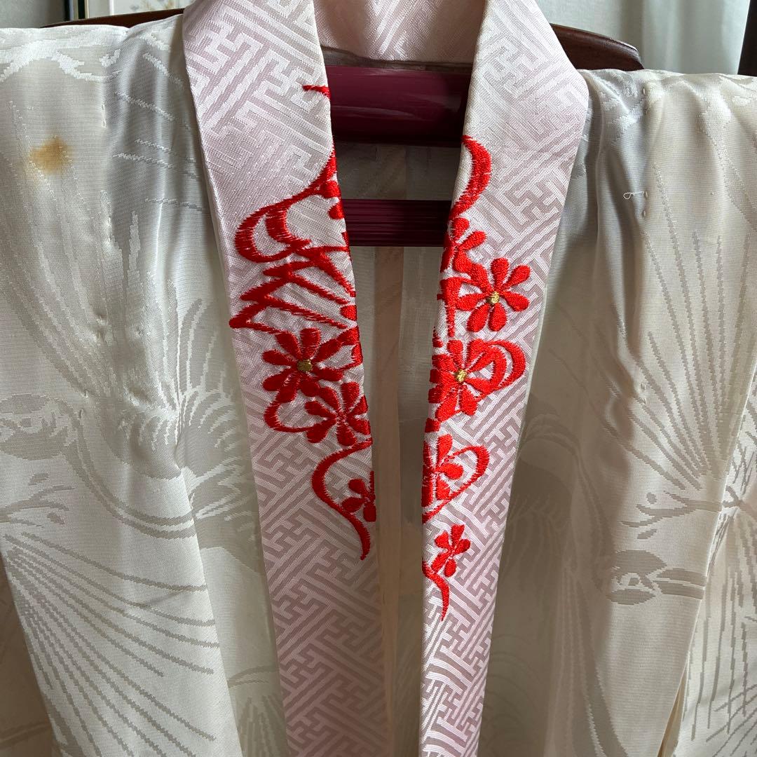 値下げしました　　三歳　七五三祝い着　　鹿子絞り