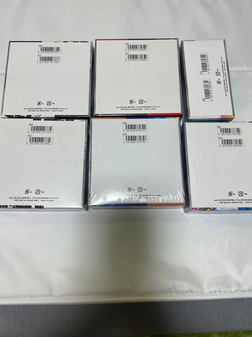 ポケモンカード 新品未開封シュリンク付 6BOX